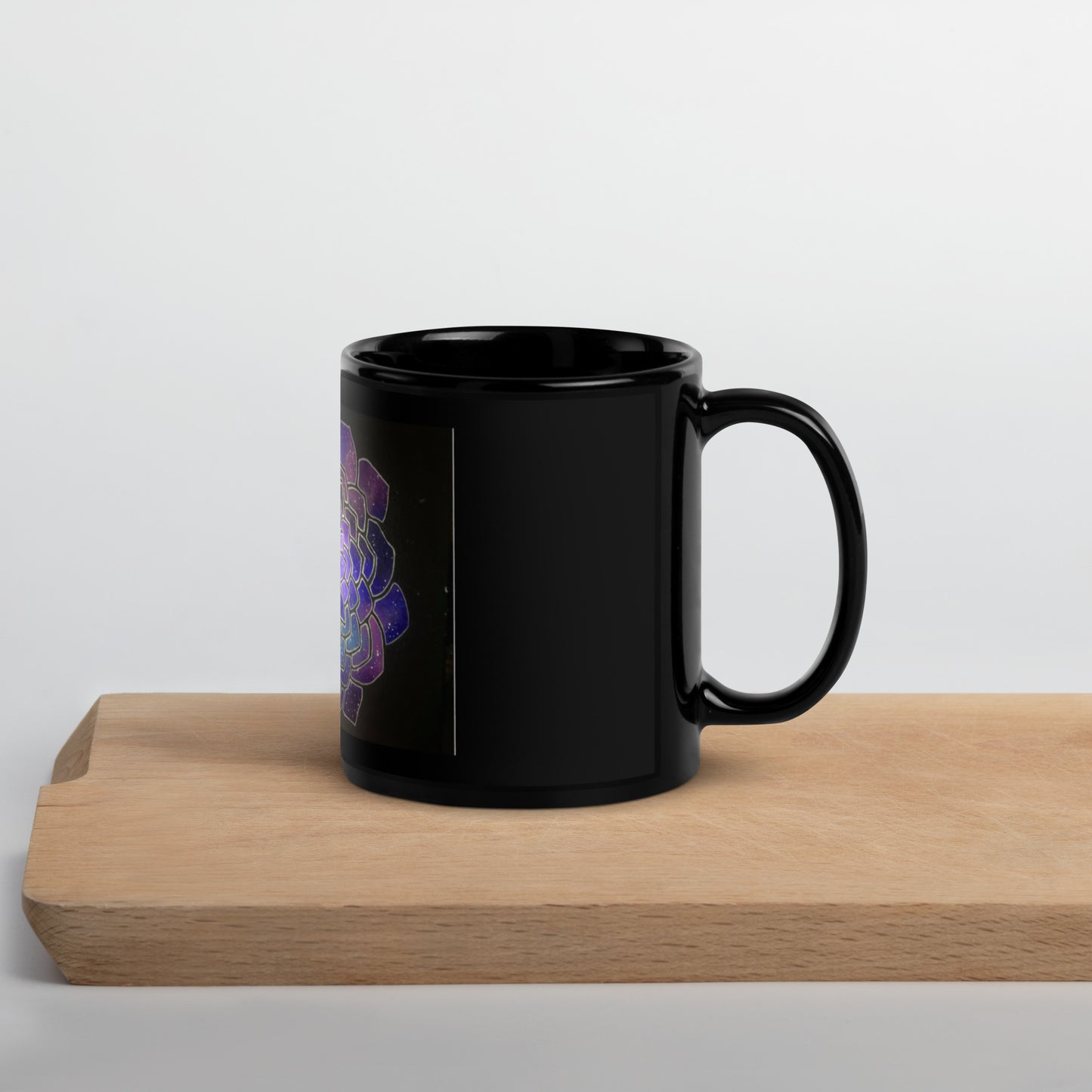 Galaxy Black Glossy Mug