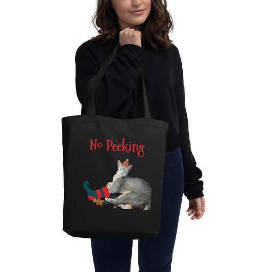 No Peeking Eco Tote Bag