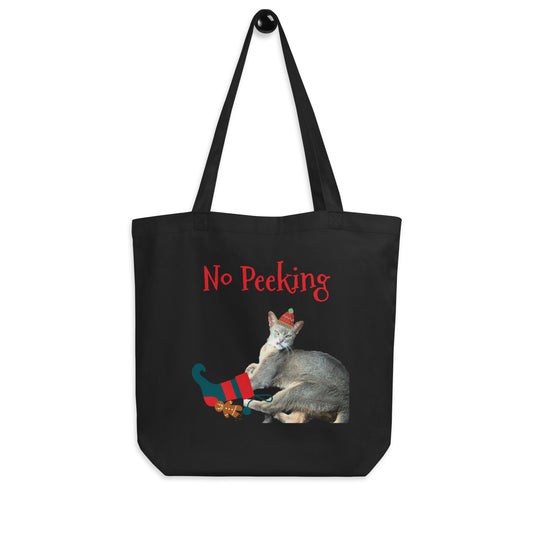 No Peeking Eco Tote Bag