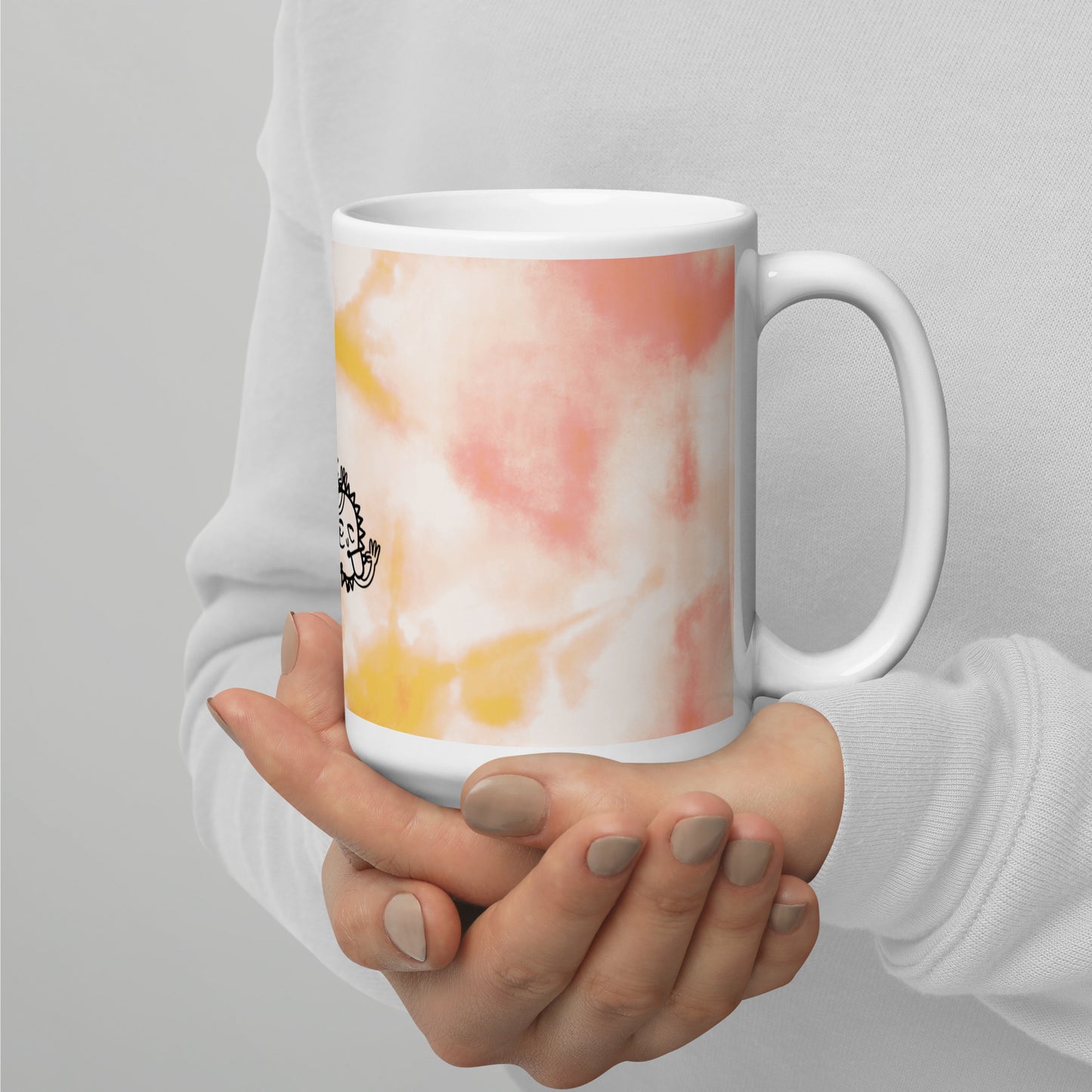 Good Morrow White glossy mug