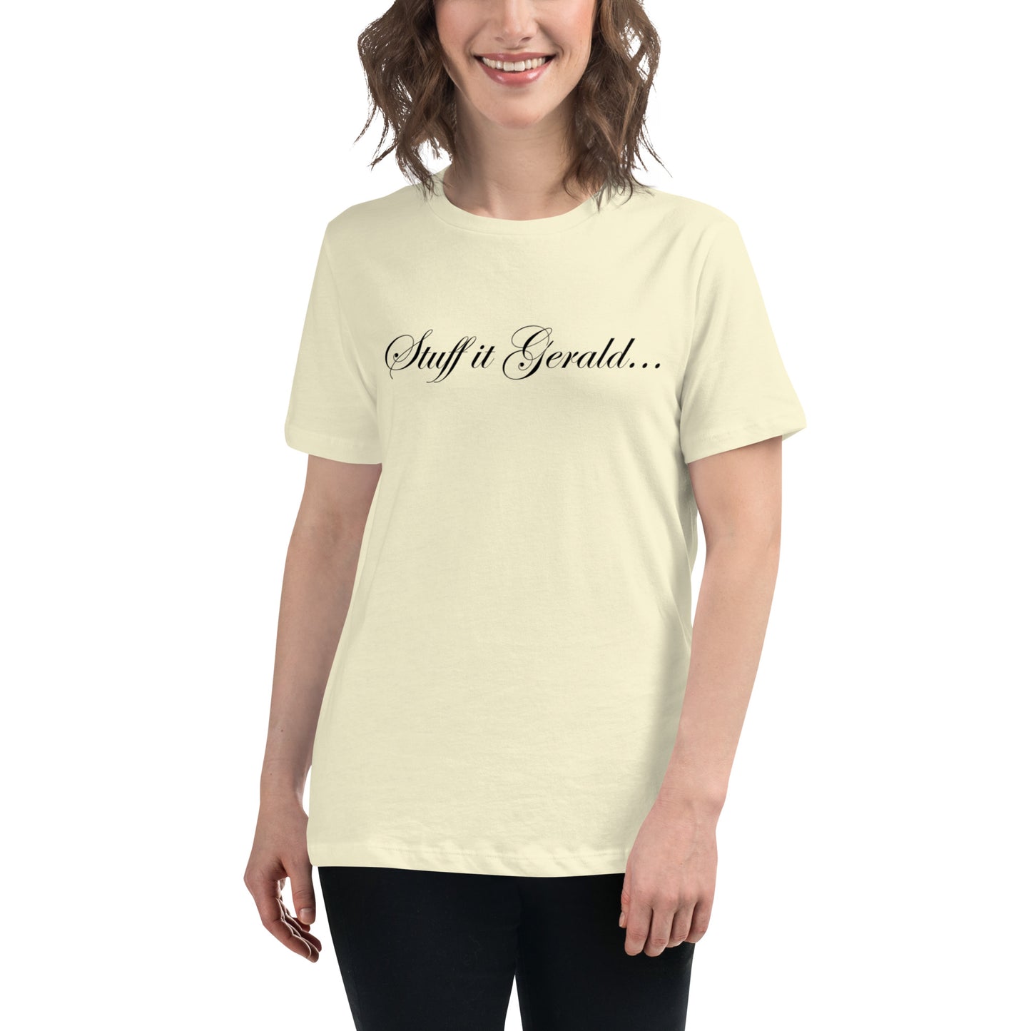 Stuff It Gerald Women's Relaxed T-Shirt