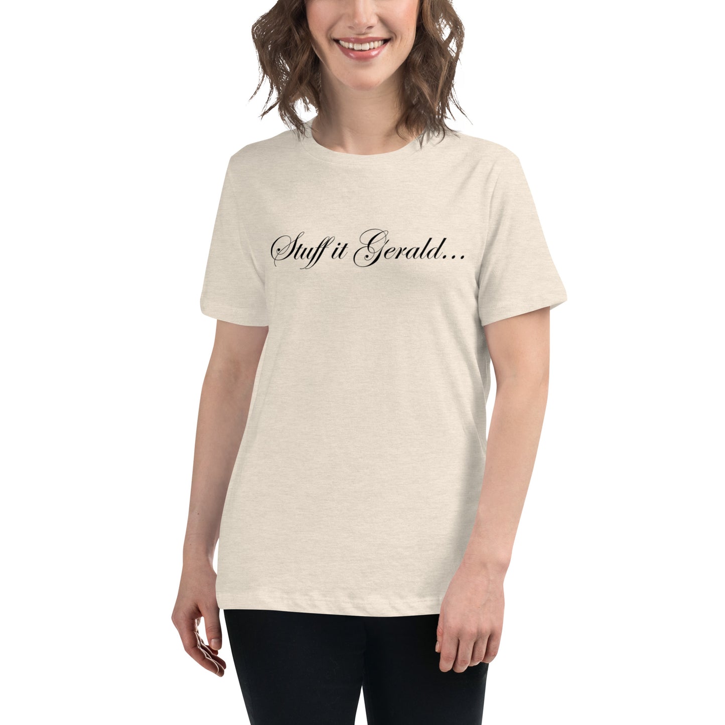 Stuff It Gerald Women's Relaxed T-Shirt