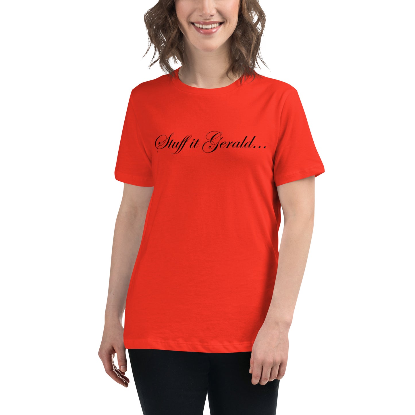 Stuff It Gerald Women's Relaxed T-Shirt